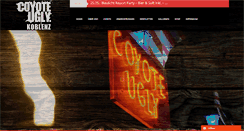 Desktop Screenshot of coyote-ugly-koblenz.com